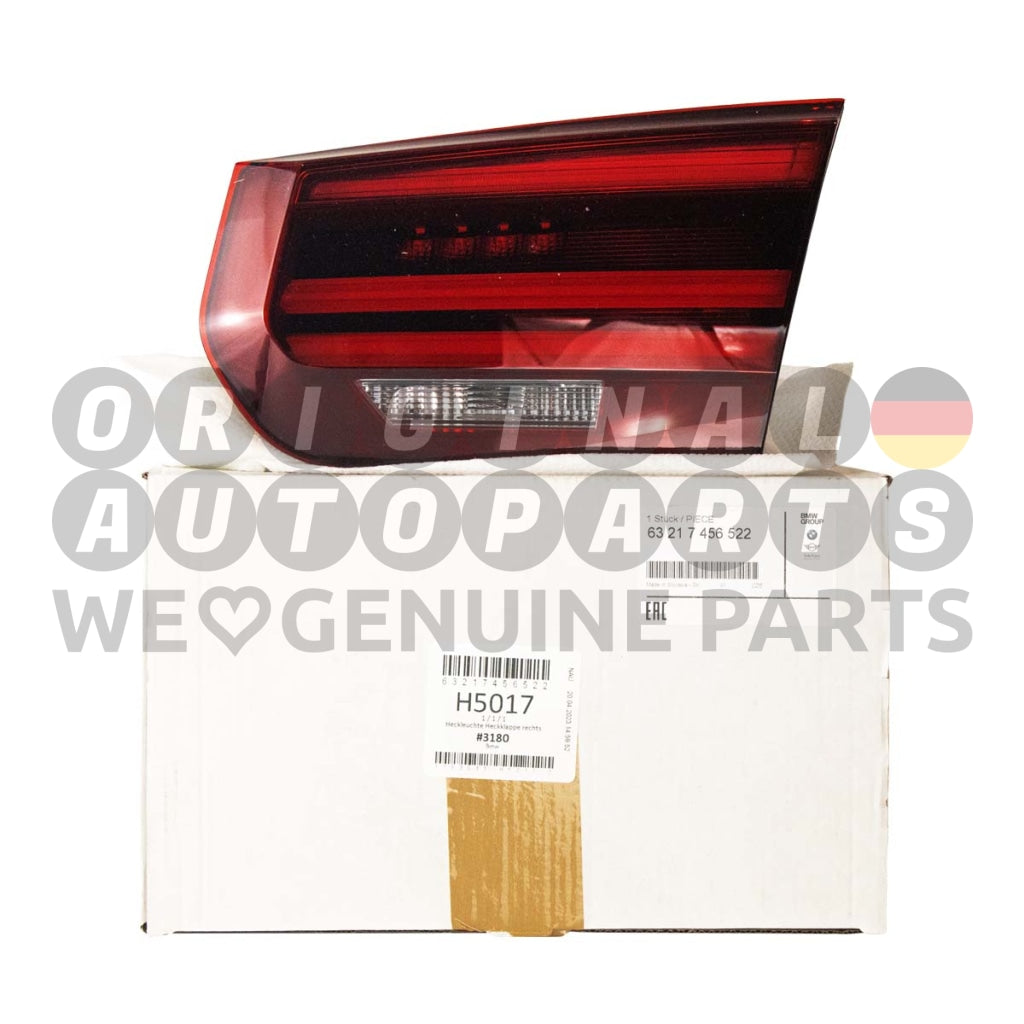 Genuine Bmw Led Shadow Line Lci Blackline Rear Tail Light Inner Right 3 F30 F31 63217456522