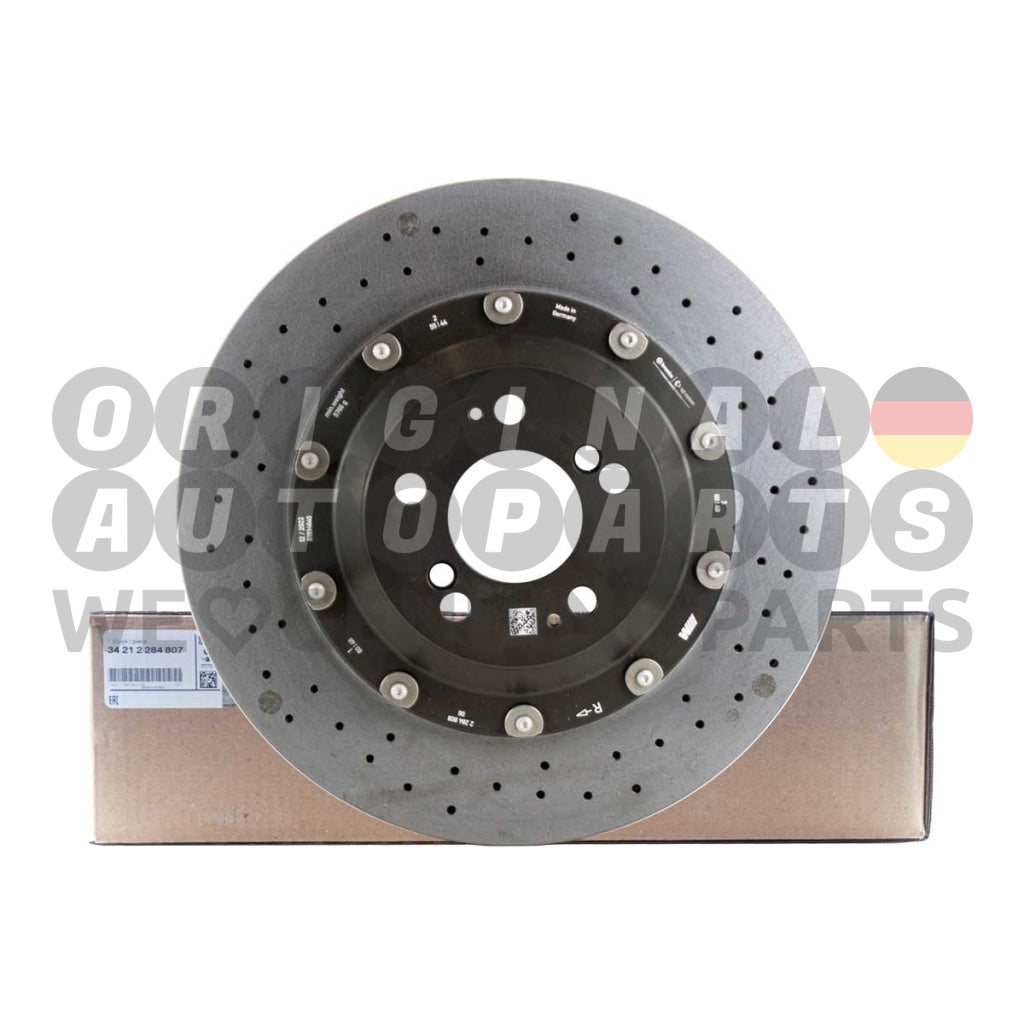 Genuine BMW Brake Disc Carbon Ceramic rear left 380x28mm M3 F80 M4 F82 F83 34212284807